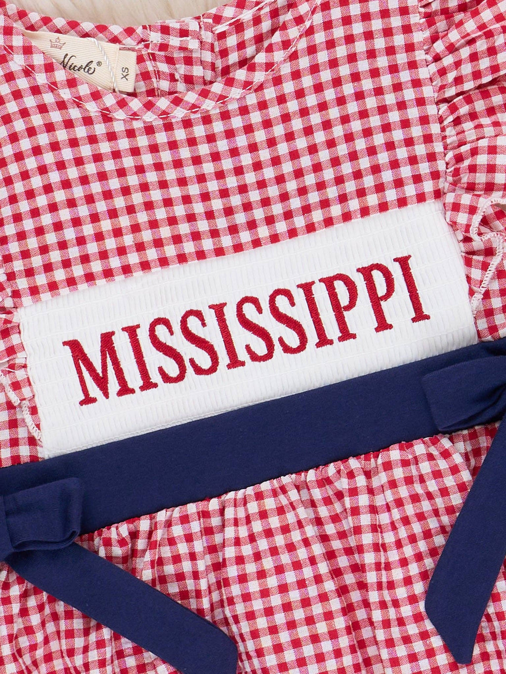 Mississippi Smocked Gingham Dress