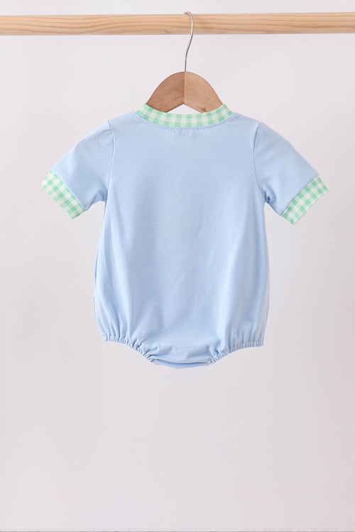 Blue Farm Embroidered Bubble