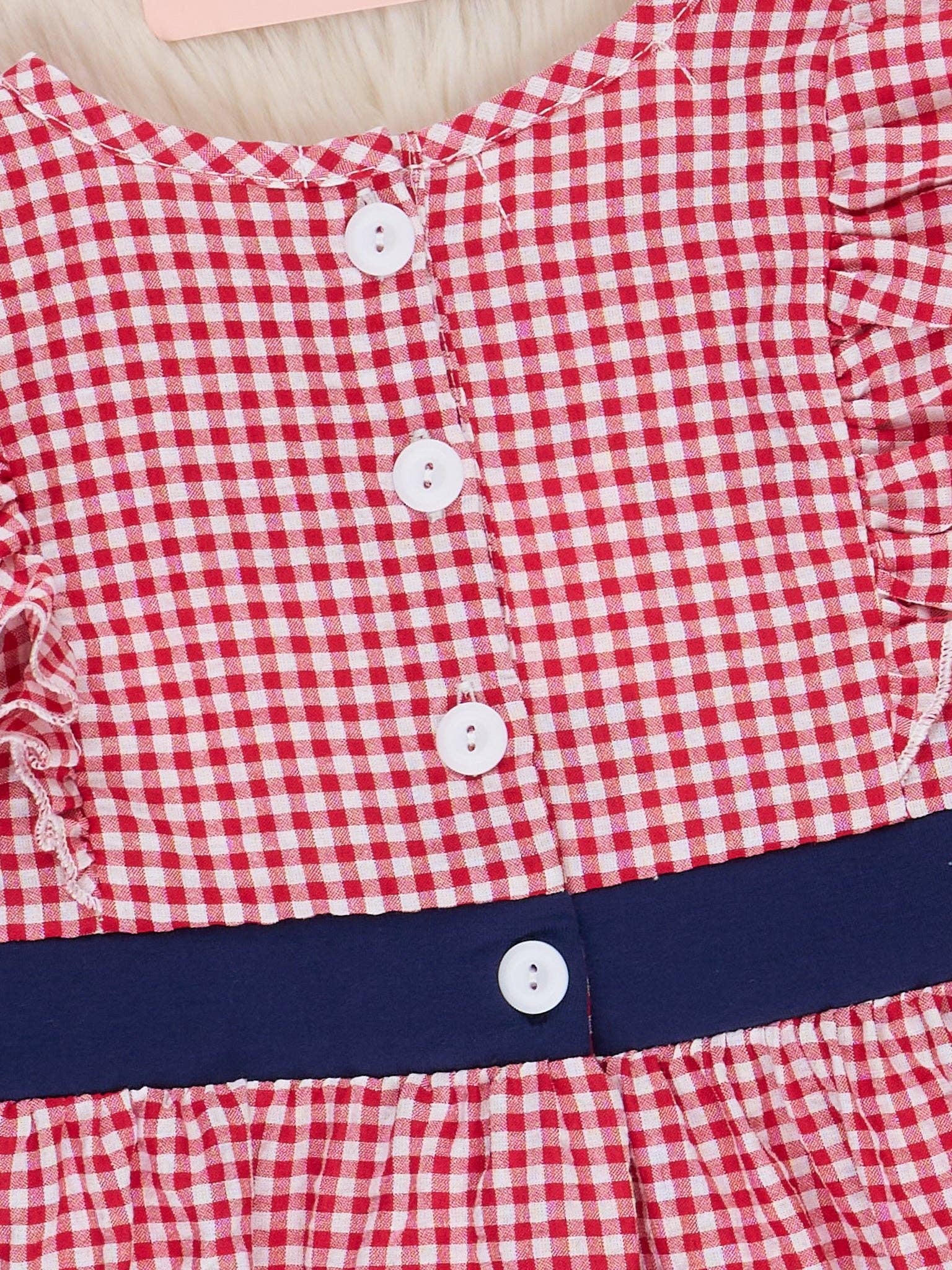 Mississippi Smocked Gingham Dress