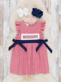 Mississippi Smocked Gingham Dress