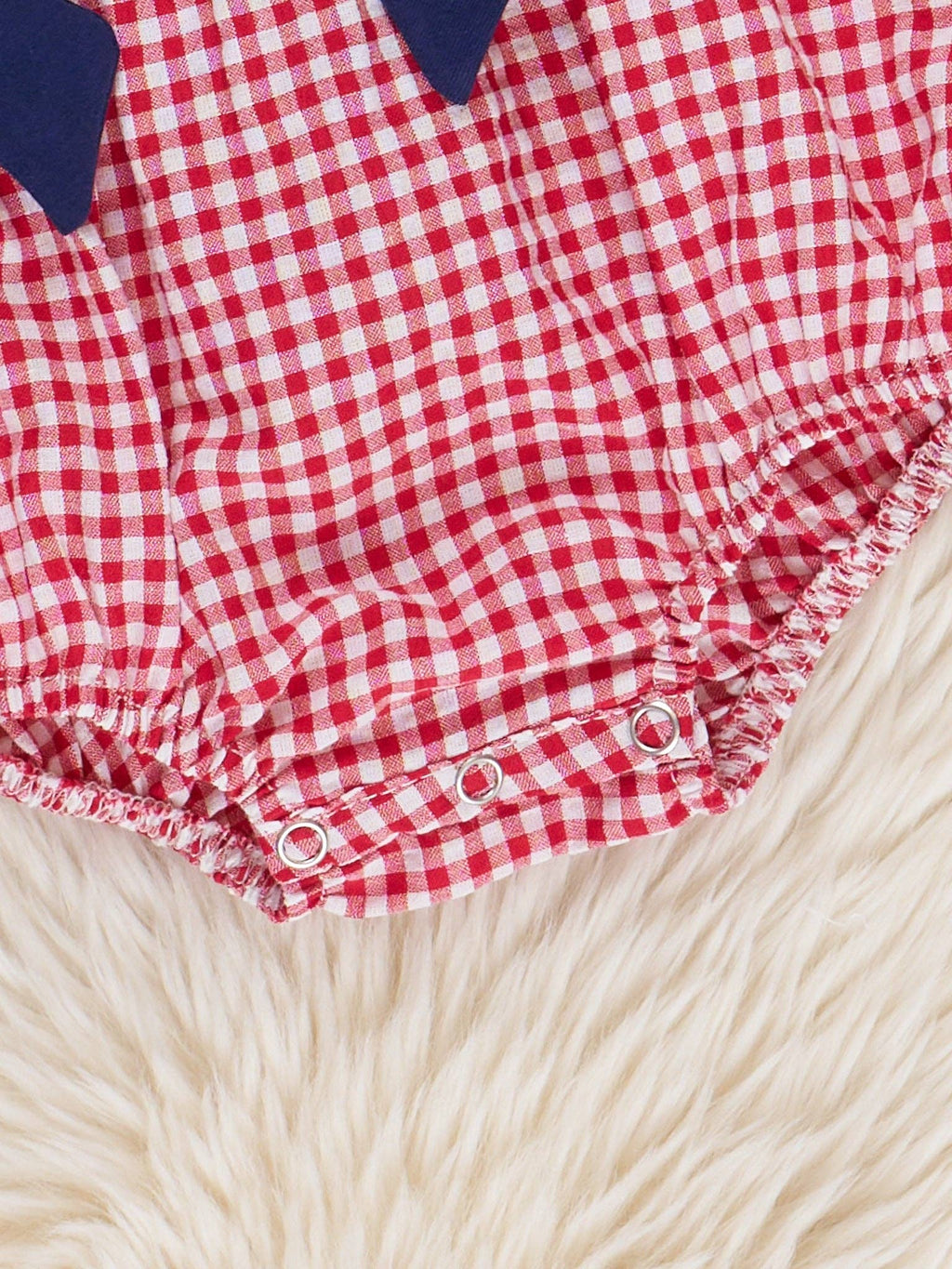 Mississippi Smocked Gingham Bubble Romper