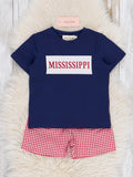 Mississippi Smocked Gingham Outfit