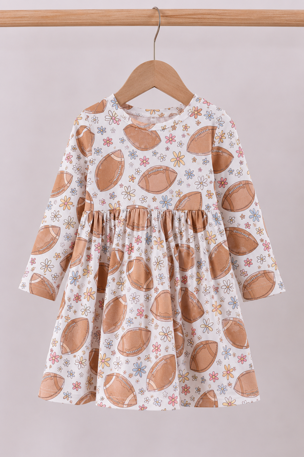 Football Friday L/S Pocket Twirl Dress