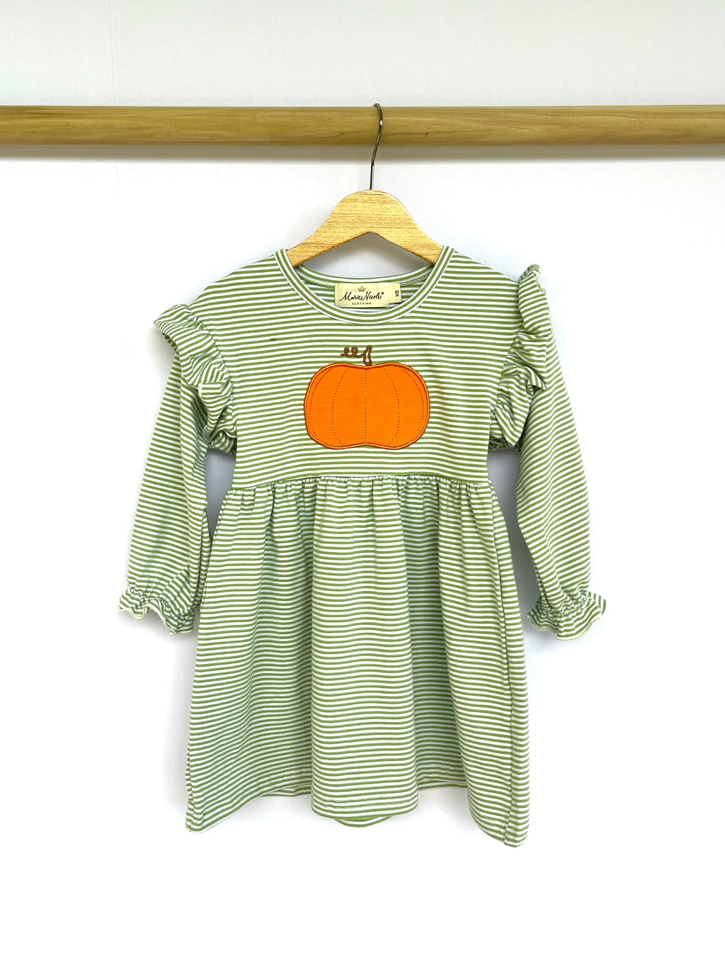 Harvest Pumpkin Ruffle Dress