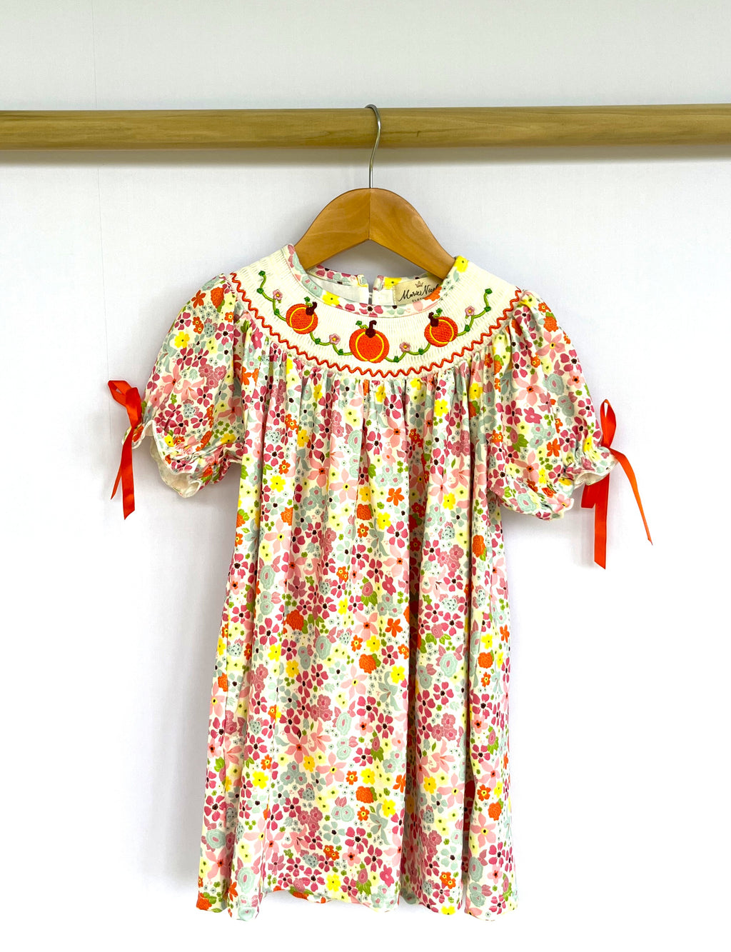 Blooming Harvest Patch Embroidered Dress