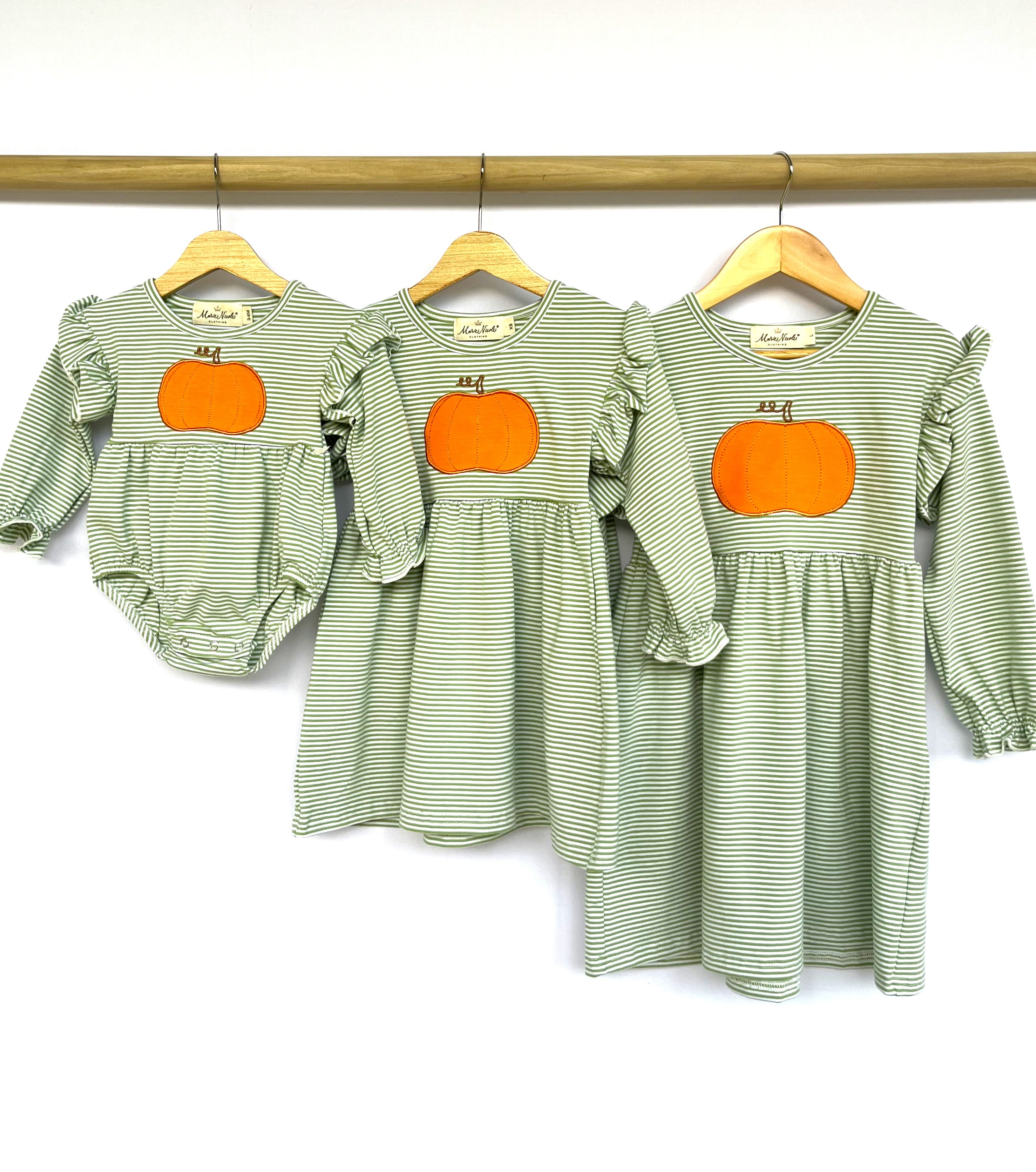 Harvest Pumpkin Ruffle Dress