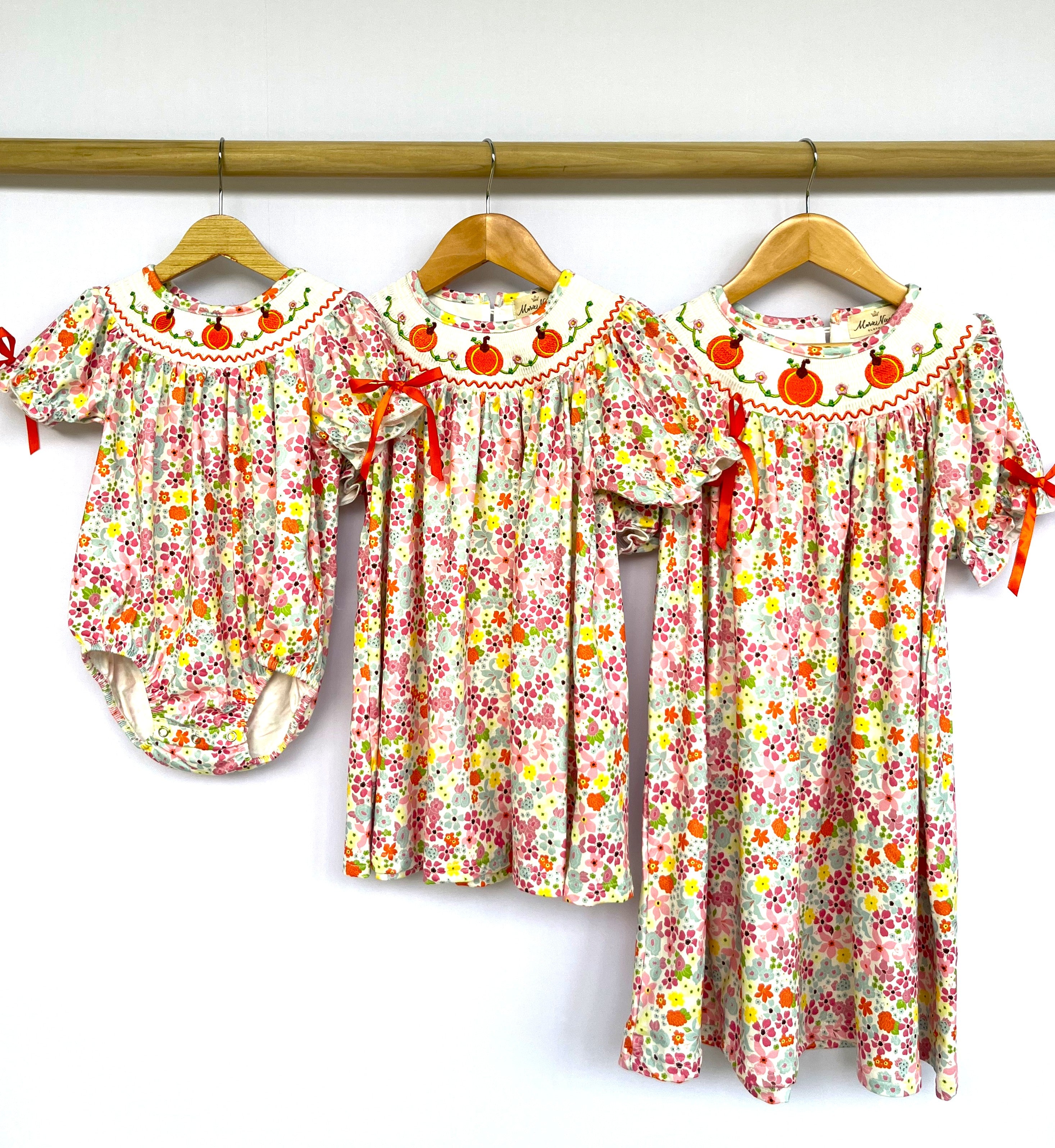 Blooming Harvest Patch Embroidered Dress
