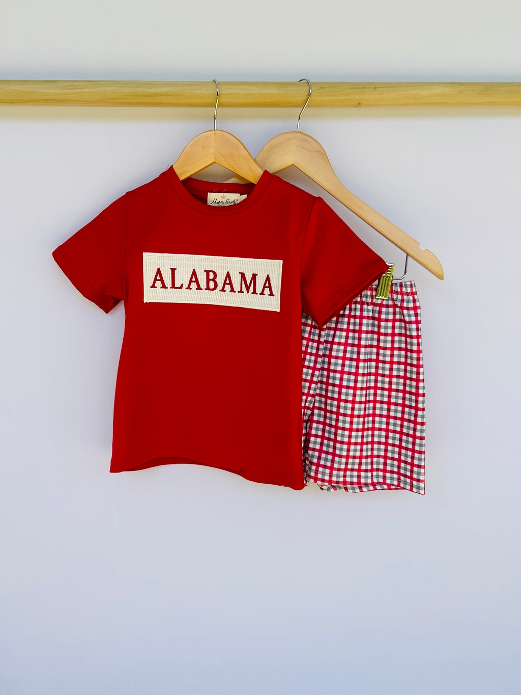 Alabama Smocked Gingham Outfit