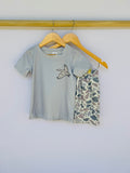 Boys Duck Camouflage Printed Shorts Set