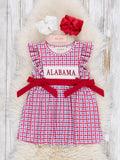 Alabama Smocked Gingham Dress